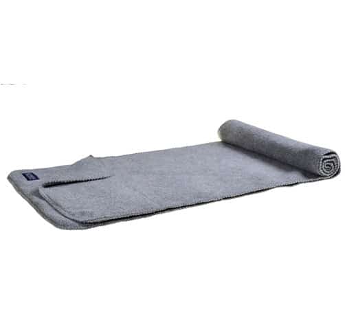 Écharpe Polaire Enfant à Enfiler Gris – Foulard Chaud Respirant Avec Languette Anti-Perte, Taille Unique Mixte