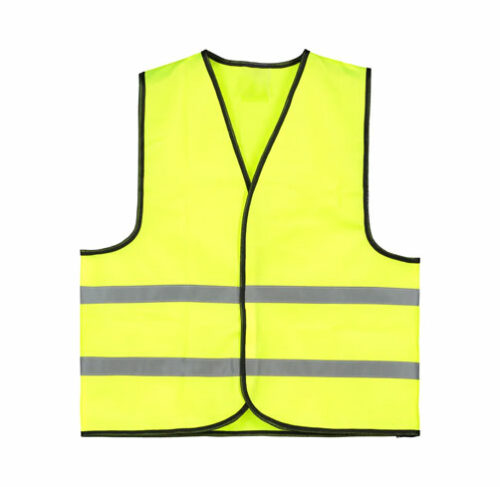 4715-Chhasuble de sécurité modèle enfant pour sortie ou sport scolaire jaune fluo