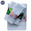 Serviette éponge avec bandeau en sublimation 100% COTON 450grs/m²