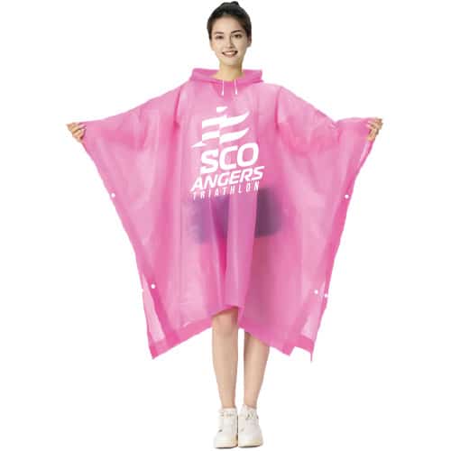 Poncho EVA / Réutilisable / Taille unique / Dimensions de marquage 40 x 40 cm