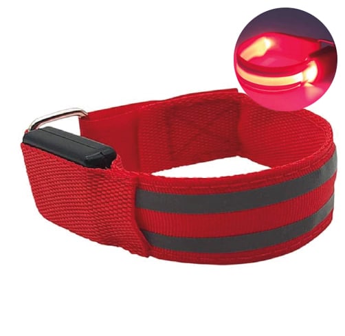 Brassard réfléchissant avec LED rouges Wowow - Accessoires textile