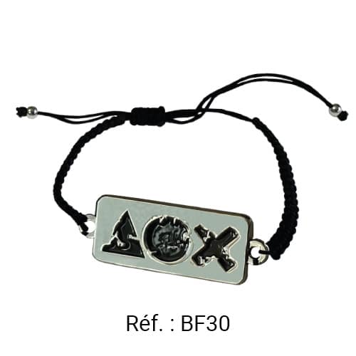 Alternative view of Bracelet médaille personnalisé