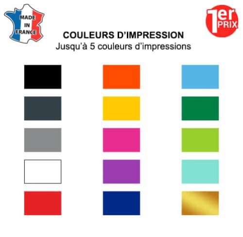 BID 600- 800- Couleurs d'impression au choix