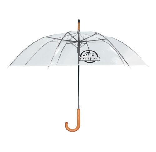 C113-Parapluie transparent automatique