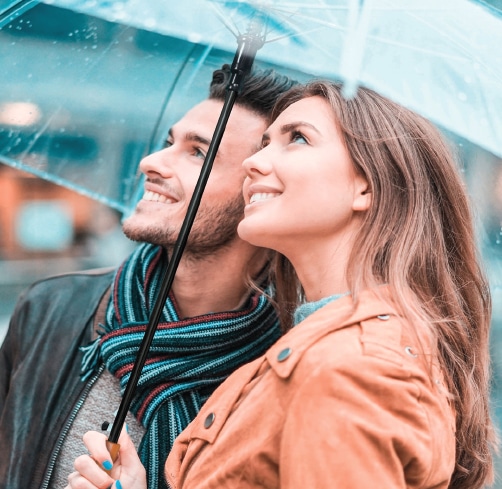 Parapluie transparent