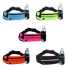 Pochette ceinture running / Porte-bouteille / Porte-gobelet 25 cl / Bande réfléchissante