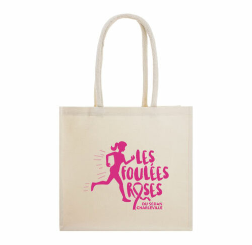 Sac de course coton 310 grs/m² intérieur plastifié – Image 3