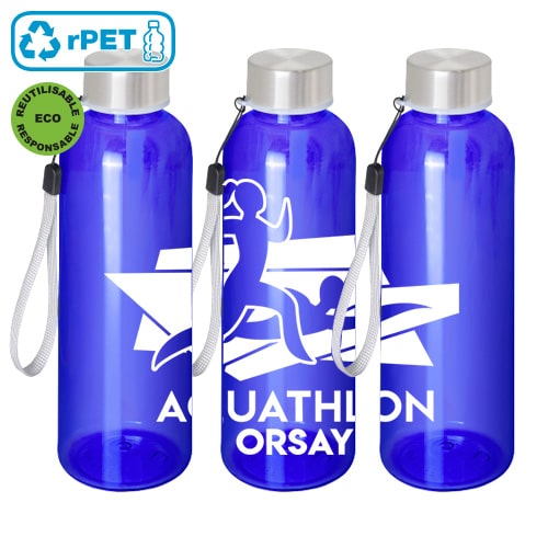 Bouteille en plastique recyclé R-PET 550 ml