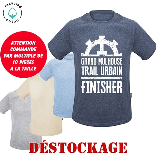 Tee shirt en coton recyclé 160 grs/m²
