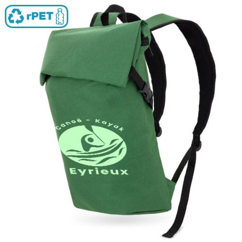 Sac à dos / 100% polyester R-PET / 38 x 36 x 12 cm