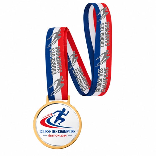 Médaille en ABS et aluminium personnalisée