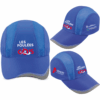 Casquette running / Réfléchissante / 100% polyester / Marquage DTF quadrichromie 3 positions