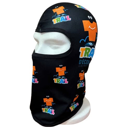 Tour de cou / Cagoule / Balaclava en sublimation 90% polyester / 10%  Elasthanne / Running / Ski / Moto / Vélo