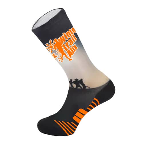 Alternative view of Paire de chaussettes running / Impression digitale quadrichromie / Tige 20-22 cm ou 12-14 cm