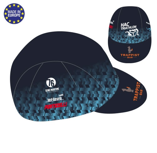 Casquette Running Cycliste / trailer 100% polyester en sublimation