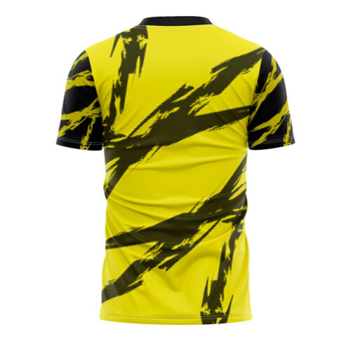 EM2-tee shirt polyester sublimation totale col V manches droites