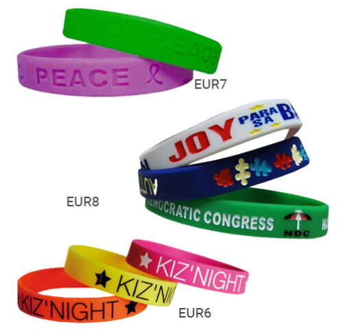 Bracelet en silicone personnalisé