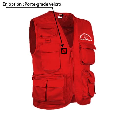 gilet infirmier sapeur pompier