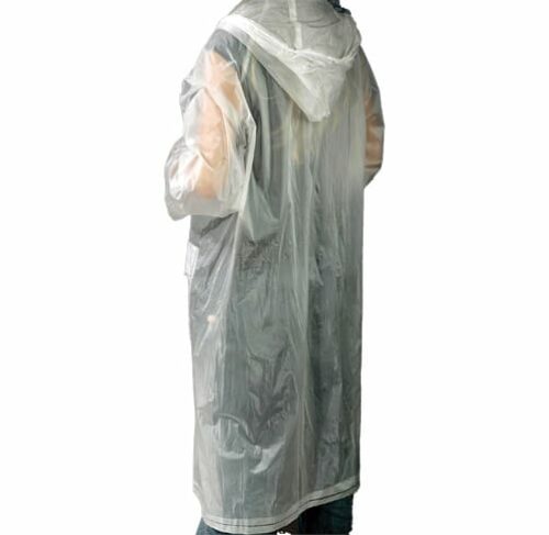 IG33-Imperméable en PVC transparent taille adulte