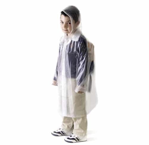 IG33E-Imperméable en PVC transparent taille enfant