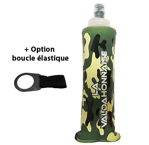 Bouteille en silicone pliable personnalisable