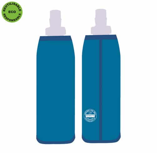 Bouteille d'eau souple pliable de sport pour sac d'hydratation en