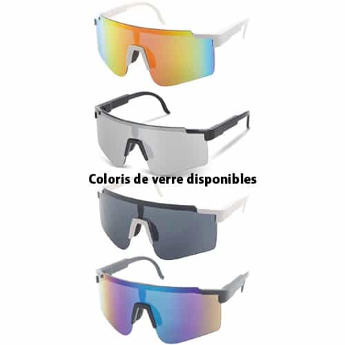Alternative view of Paire de lunettes de vitesse sport / Soleil / UV400 / Coloris pantone au choix