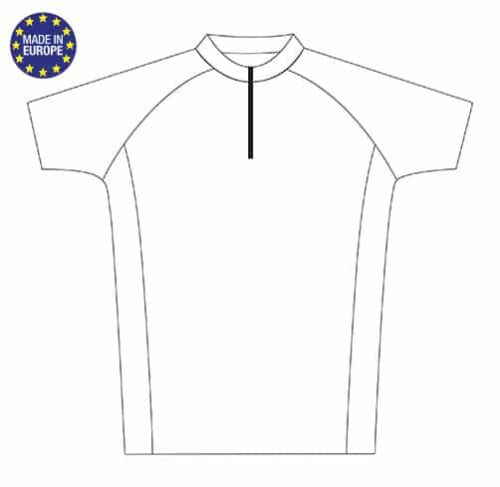 MVDZ-Maillot de vélo avec col demi zip