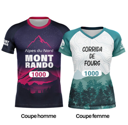 Alternative view of T-shirt running personnalisé