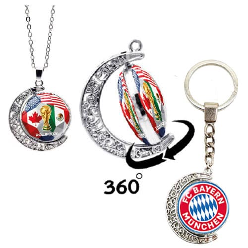 Médaillon rotatif personnalisé