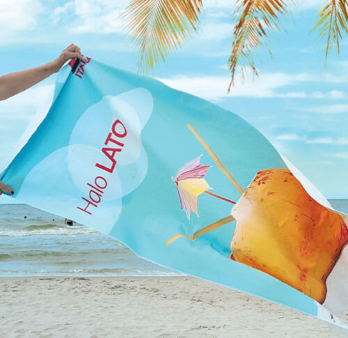 Serviette sublimation / 100% polyester microfibre / 200 grs/m²
