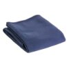 S56 Serviette en polyester avec pochette bleu marine
