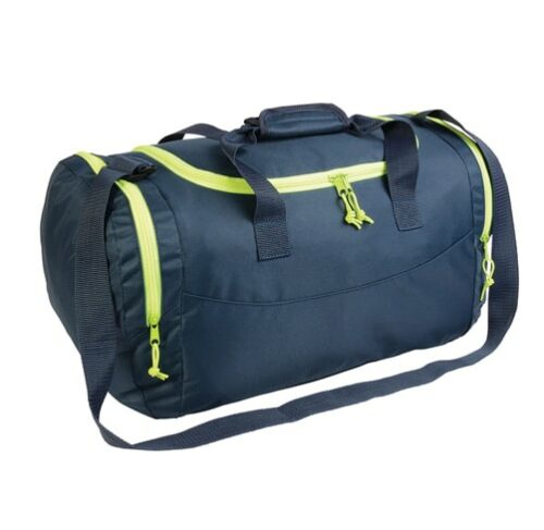 S58-Sac de sport bicolore à trois poches