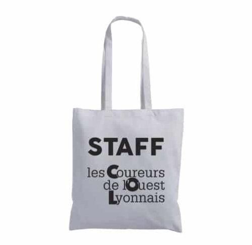 Tote bag / Sac coton / Anses longues / 120grs/m² / 38 x 42 cm – Image 4