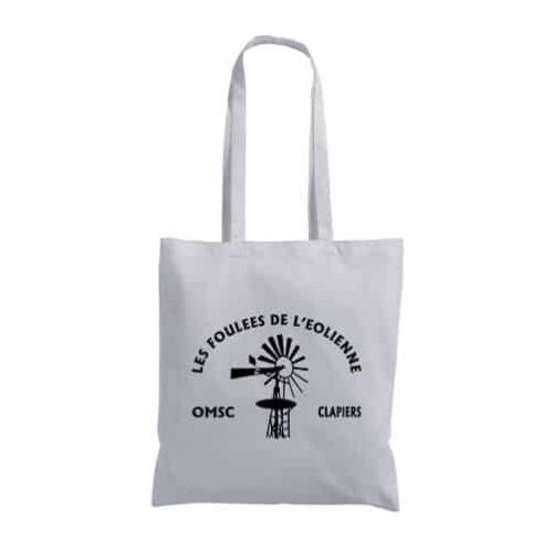 S68 Tote bag 100% coton organique/bio 180 grs/m²anses longues