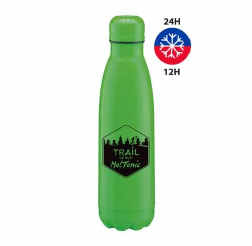 S72 Bouteille thermos fluo avec double paroi en acier