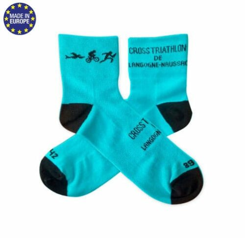 chaussettes tissage jacquard personnalisable