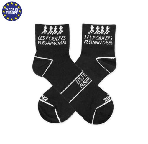 Paire de chaussettes de sport blanche 39/42 pour sublimation