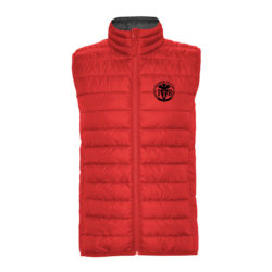 T54F-Doudoune sans manche femme broderie pour raid sportif