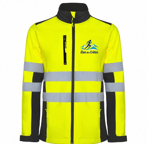 Veste softshell personnalisée