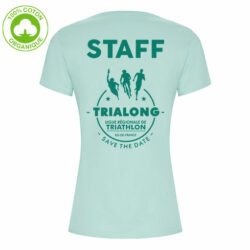 T70H-tee shirt coton biologique femme course et coméptition sportive