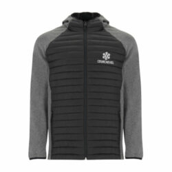 TR101-Doudoune/capuche zippée 2 matières / 100 % polyester