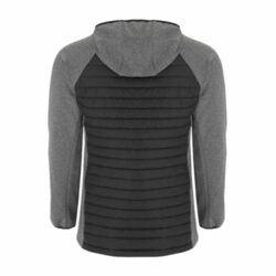 TR101-Doudoune/capuche zippée 2 matières / 100 % polyester
