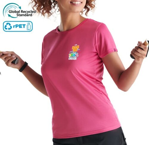 TS100 F - Tee shirt femme 50% polyester recyclé