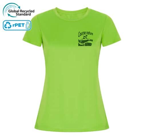 TS100 F - Tee shirt femme 50% polyester recyclé