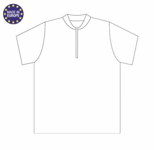 TSCZH-PG-TSCZF-PG- Tee shirt à col zippé avec impression intégrale en sublimation