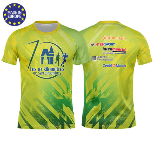 Alternative view of T-shirt running personnalisé