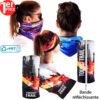 Tour de cou multifonction / 100% polyester / 140grs/m² / Sublimation / Avec ou sans bande réfléchissante