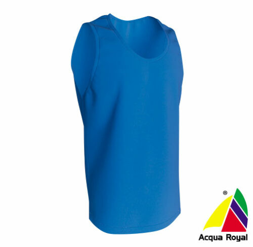 T shirt sans manche tirantes lisa bleu royal