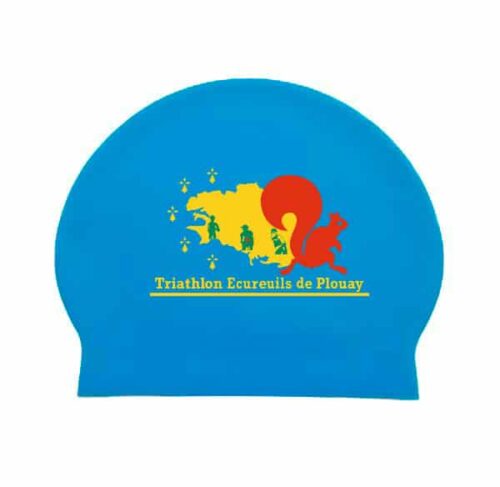 Bonnet de bain dotation publicitaire personnalisable tritahlon